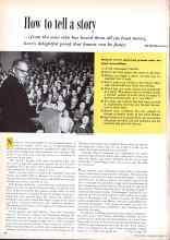 Better Homes & Gardens October 1959 Magazine Article: How to tell a story