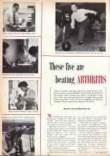 Better Homes & Gardens October 1959 Magazine Article: These five are beating ARTHRITIS