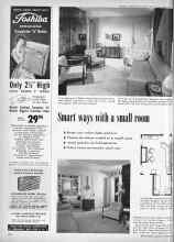 Better Homes & Gardens October 1959 Magazine Article: Smart ways with a small room