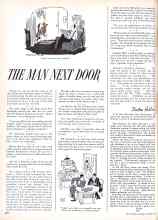 Better Homes & Gardens October 1959 Magazine Article: THE MAN NEXT DOOR