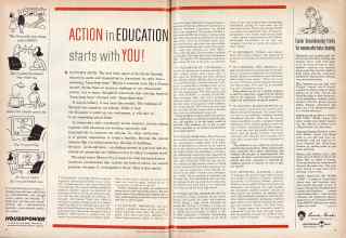 Better Homes & Gardens October 1959 Magazine Article: ACTION in EDUCATION starts with YOU!