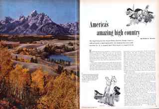 Better Homes & Gardens October 1959 Magazine Article: America's amazing high country