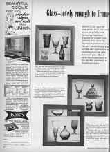 Better Homes & Gardens November 1959 Magazine Article: Glass--lovely enough to frame
