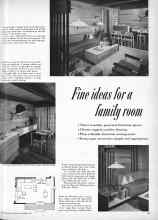 Better Homes & Gardens November 1959 Magazine Article: Fine ideas for a family room