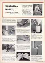 Better Homes & Gardens November 1959 Magazine Article: HANDYMAN HOW-TO