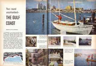 Better Homes & Gardens November 1959 Magazine Article: Year-round vacationland--THE GULF COAST