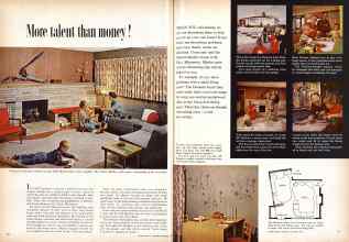 Better Homes & Gardens November 1959 Magazine Article: More talent than money!