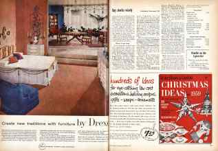 Better Homes & Gardens November 1959 Magazine Article: Page 158