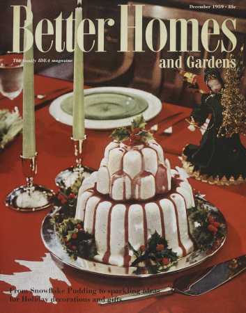 Better Homes & Gardens December 1959 Magazine Cover