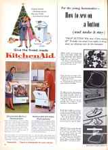 Better Homes & Gardens December 1959 Magazine Article: How to sew on a button (and make it stay)