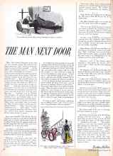 Better Homes & Gardens December 1959 Magazine Article: THE MAN NEXT DOOR
