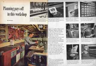 Better Homes & Gardens December 1959 Magazine Article: Planning pays off in this workshop