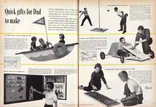 Better Homes & Gardens December 1959 Magazine Article: Quick gifts for Dad to make