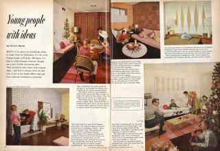 Better Homes & Gardens December 1959 Magazine Article: Young people with ideas