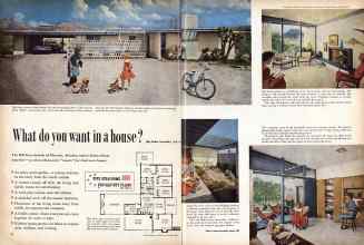Better Homes & Gardens January 1960 Magazine Article: What do you want in a house?
