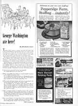 Better Homes & Gardens February 1960 Magazine Article: George Washington ate here!