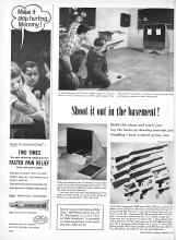Better Homes & Gardens February 1960 Magazine Article: Shoot it out in the basement!