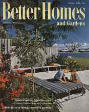 Better Homes & Gardens February 1960 Magazine Cover