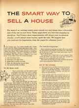Better Homes & Gardens March 1960 Magazine Article: THE SMART WAY TO SELL A HOUSE