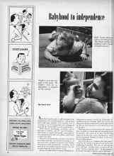 Better Homes & Gardens March 1960 Magazine Article: Babyhood to independence