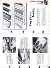 Better Homes & Gardens March 1960 Magazine Article: Easy picture framing