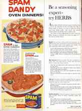 Better Homes & Gardens April 1960 Magazine Article: Be a seasoning expert-try HERBS