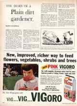 Better Homes & Gardens April 1960 Magazine Article: THE DIARY OF A Plain dirt gardener