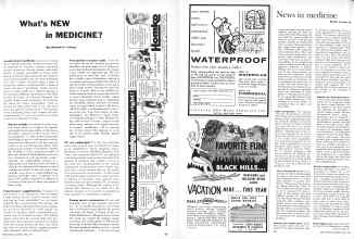 Better Homes & Gardens April 1960 Magazine Article: What's NEW in MEDICINE?