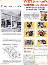 Better Homes & Gardens May 1960 Magazine Article: Cool, quick shade