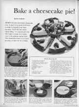 Better Homes & Gardens May 1960 Magazine Article: Bake a cheesecake pie!