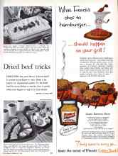 Better Homes & Gardens May 1960 Magazine Article: Dried beef tricks