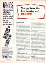 Better Homes & Gardens May 1960 Magazine Article: You can know the first warnings of CANCER