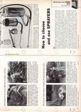Better Homes & Gardens May 1960 Magazine Article: How to choose and use SPRAYERS