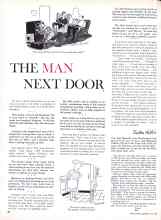 Better Homes & Gardens May 1960 Magazine Article: THE MAN NEXT DOOR
