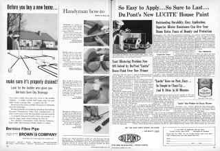 Better Homes & Gardens May 1960 Magazine Article: Page 166