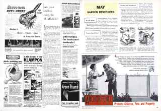 Better Homes & Gardens May 1960 Magazine Article: Page 184