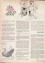 Better Homes & Gardens June 1960 Magazine Article: the man next door