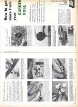 Better Homes & Gardens July 1960 Magazine Article: How to get more from your GARDEN HOSE