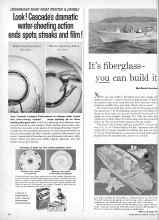 Better Homes & Gardens August 1960 Magazine Article: It's fiberglass--you can build it