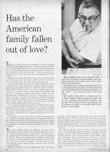Better Homes & Gardens August 1960 Magazine Article: Has the American family fallen out of love?