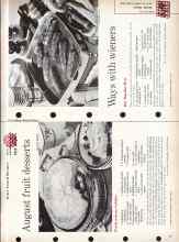 Better Homes & Gardens August 1960 Magazine Article: Ways with wieners