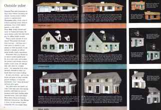 Better Homes & Gardens August 1960 Magazine Article: Outside color