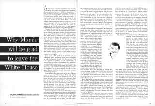 Better Homes & Gardens August 1960 Magazine Article: Why Mamie will be glad to leave the White House