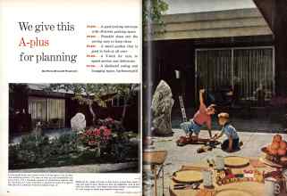 Better Homes & Gardens August 1960 Magazine Article: We give this A-plus for planning