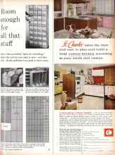 Better Homes & Gardens September 1960 Magazine Article: Room enough for all that stuff