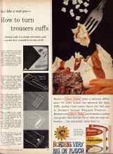 Better Homes & Gardens September 1960 Magazine Article: How to turn trousers cuffs