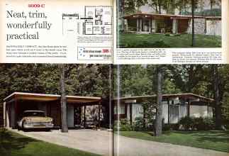 Better Homes & Gardens September 1960 Magazine Article: 3009-C Neat, trim, wonderfully practical