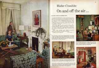 Better Homes & Gardens September 1960 Magazine Article: Walter Cronkite: On and off the air . . .