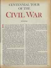 Better Homes & Gardens October 1960 Magazine Article: CENTENNIAL TOUR OF THE CIVIL WAR