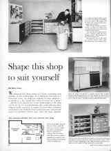 Better Homes & Gardens October 1960 Magazine Article: Shape this shop to suit yourself
